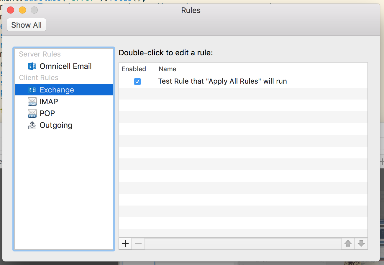 i need to set a rule in outlook for mac 2016 automatically cc my boss